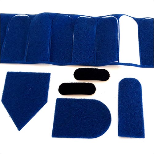 Shaped velcro